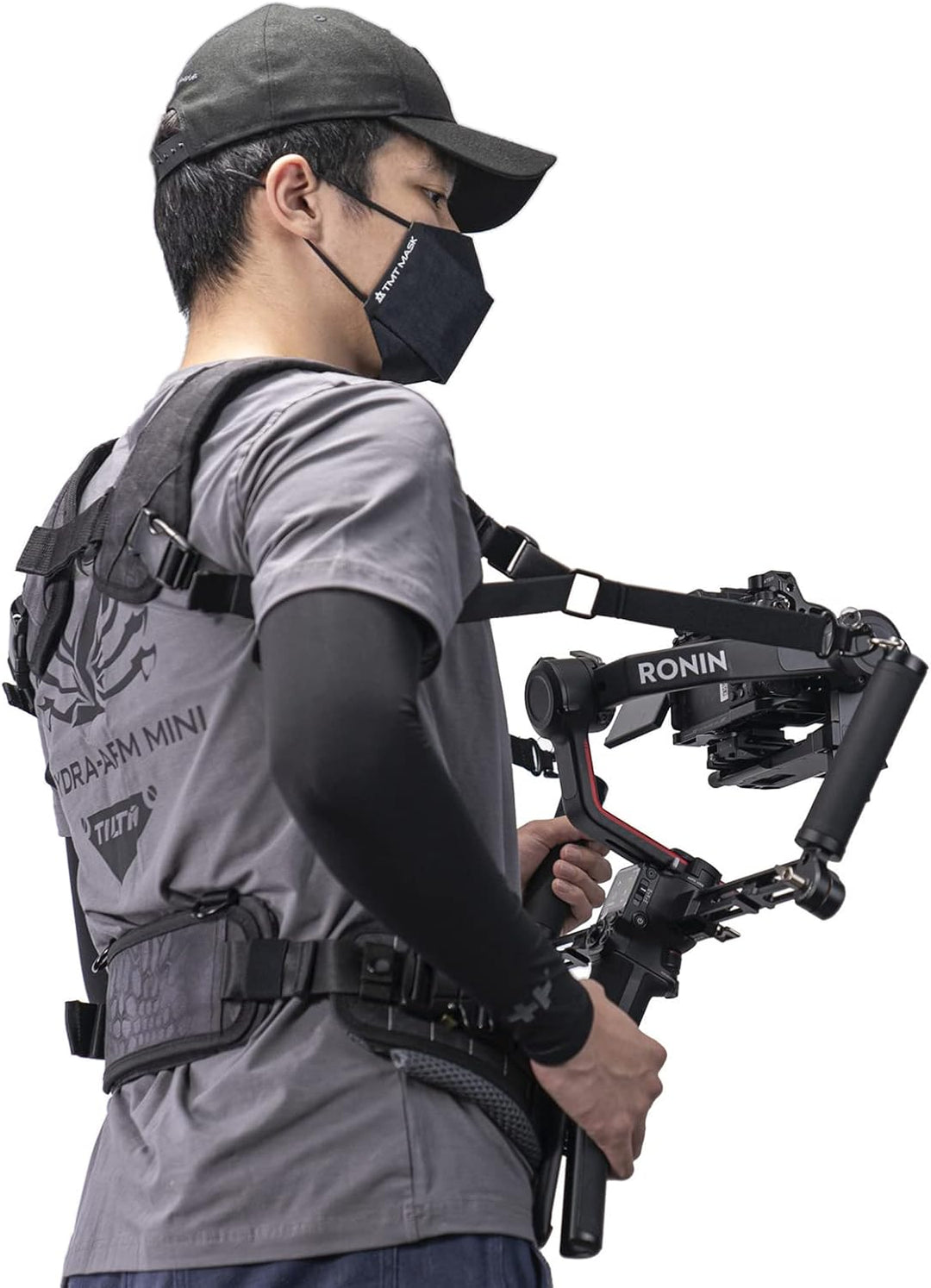 Tilta Dual Handle Gimbal Support Leichtes Gimbal-Stützsystem mit Zwei Griffen,kompatibel mit DJI RS