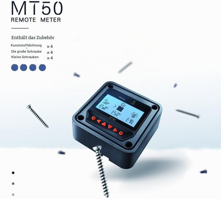 EPEVER MT50 LCD Display Remote Meter Kompatibel mit MPPT Solar Controller wie Tracer-BN Tracer-AN LS