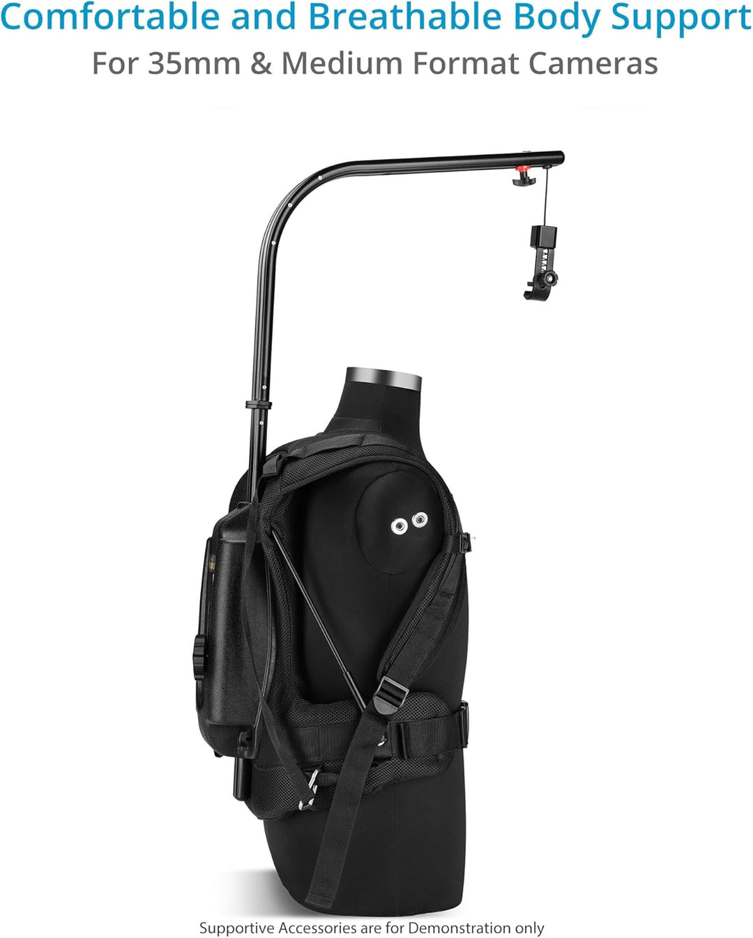 FLYCAM Basic Flowline Body Mount Stützweste mit 180° Drehung für Kamera, Camcorder und 3-Achsen-Gimb