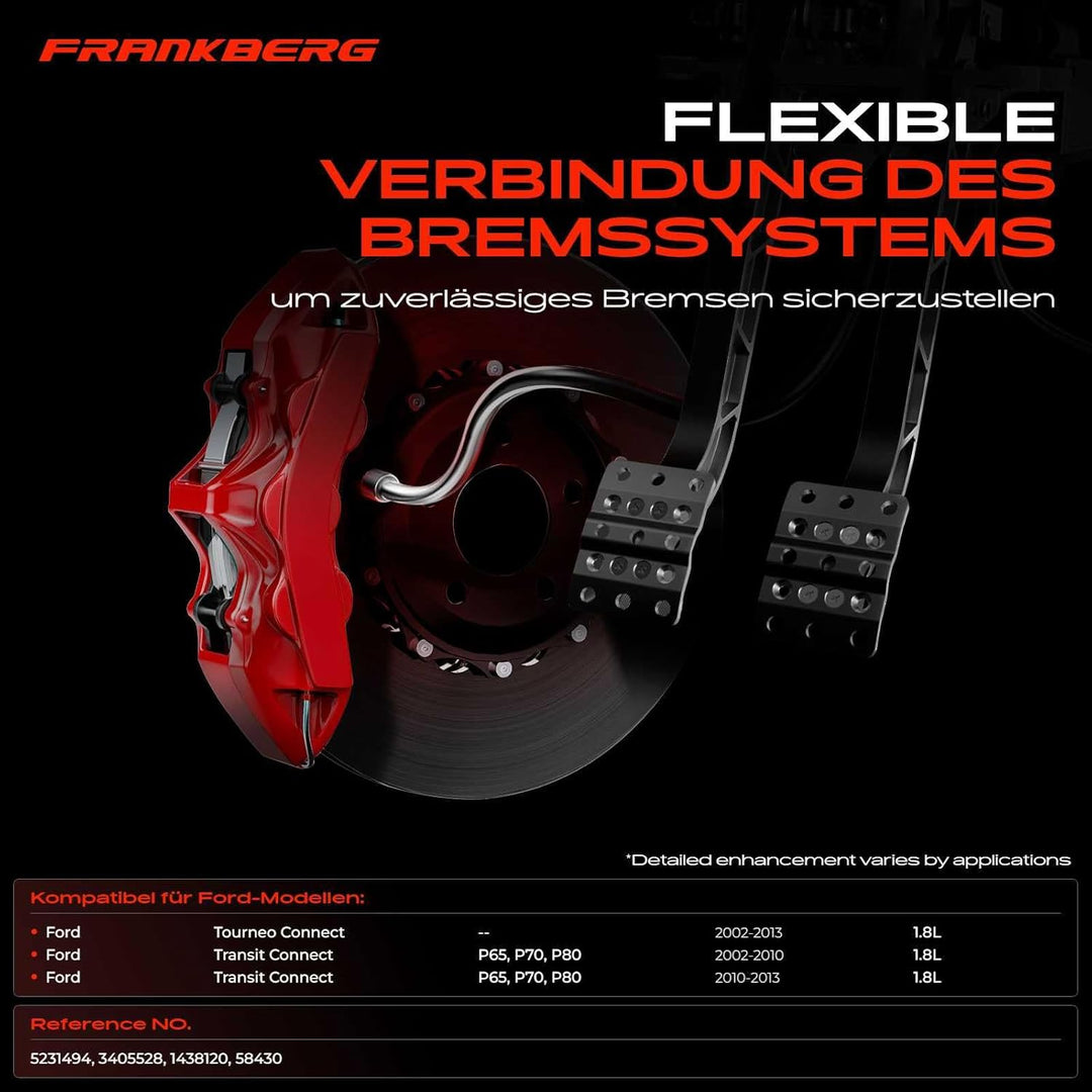 Frankberg Servolenkung Schlauch Kompatibel mit Tourneo Connect 1.8L Diesel 2002-2013 Transit Connect