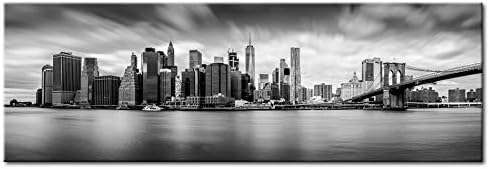 murando - Wandbilder XXL New York 120x40 cm 1 tlg - Wand Deko Vlies Leinwand Bilder Gross Wanddeko W