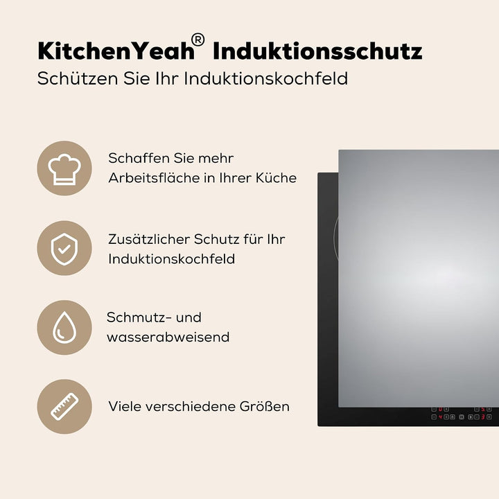 KitchenYeah© Herdabdeckplatte Einteilig Küche Ceranfeld Abdeckplatte | 78x78 cm - Cerankochfeld Abde