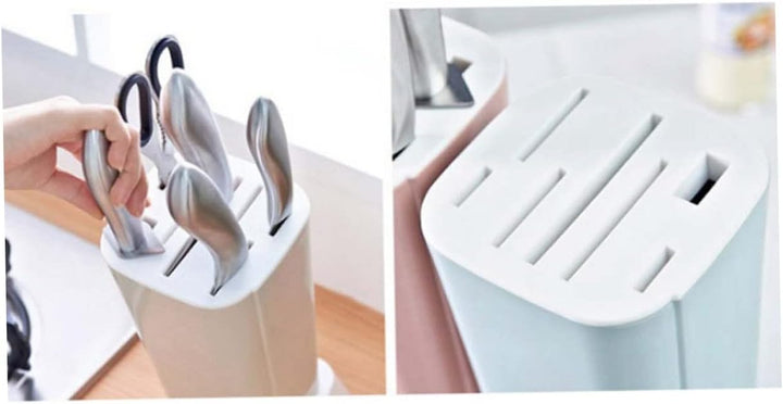 DOITOOL Kreativer Küchenmesserhalter Pp Material Abnehmbar Drehbar Küchenregal Messeraufbewahrung Or