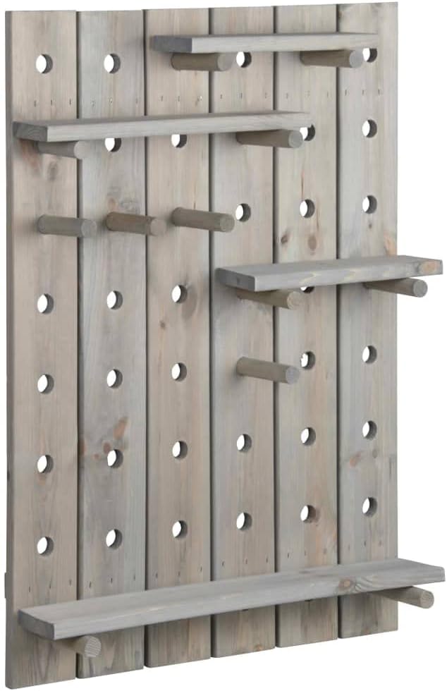Esschert Design STECKBRETT Wandboard Garten Werkzeug Holz verstellbar Geräte