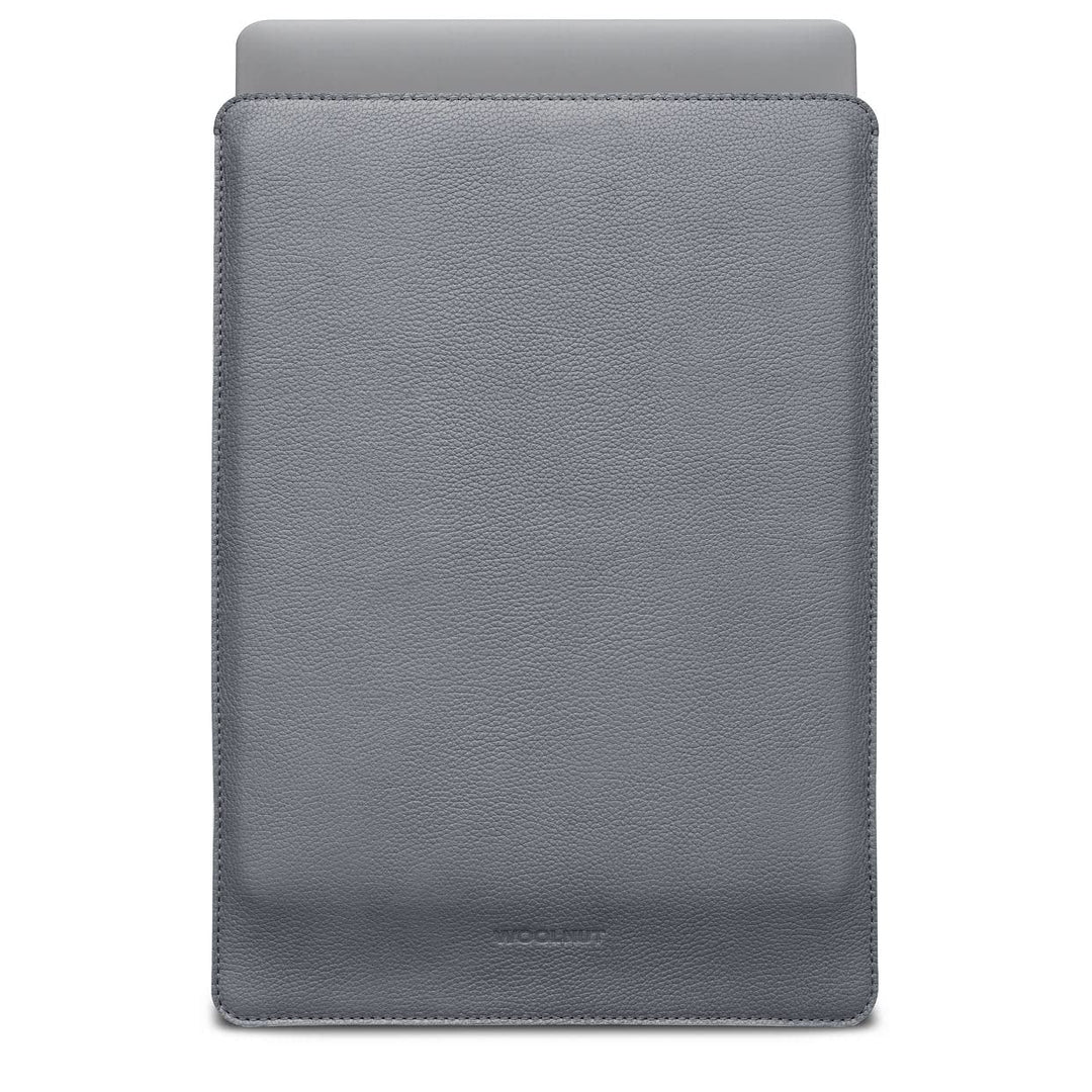 Woolnut Leder Sleeve Case Hülle Tasche für MacBook Pro 16 Zoll (2021-2024, M1/M2/M3) - Grau Grau Mac