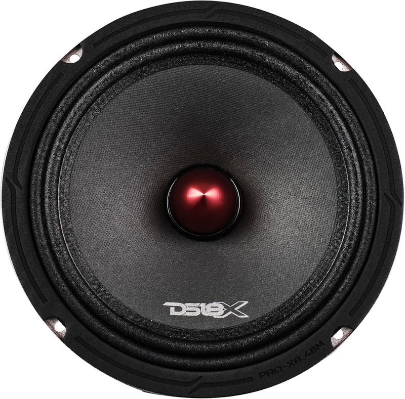 DS18 Car Midrange Speaker 8" Inch 600w Watt 8Ohm Bass Loudspeaker PRO-X8.4BM Bullet 4 Ohm 20,3 cm, B