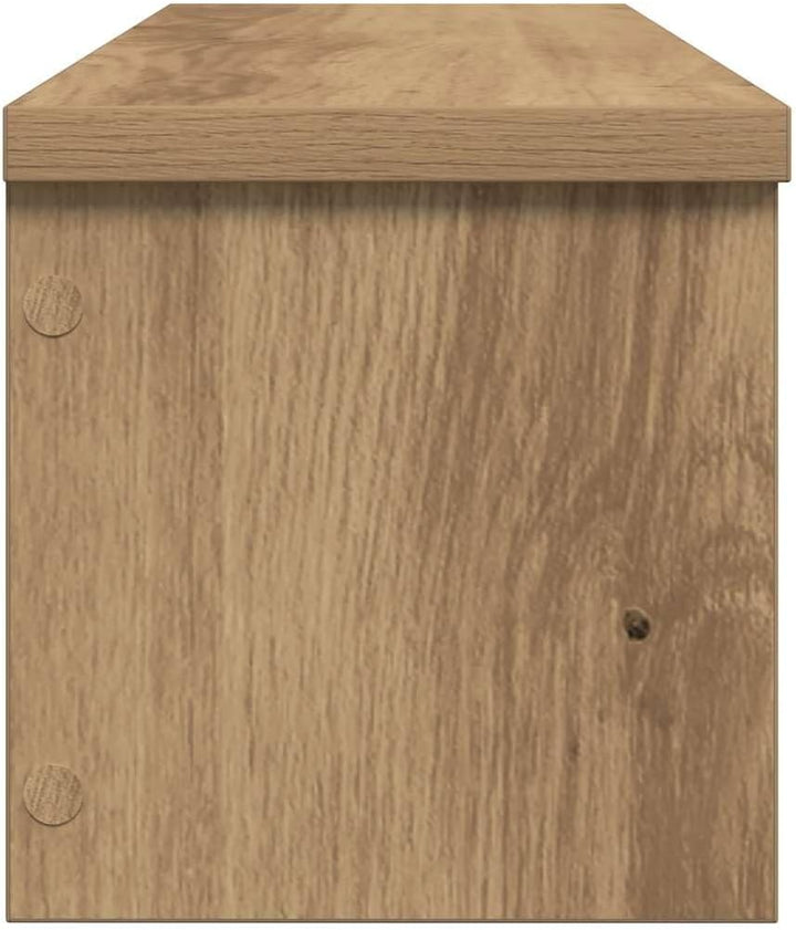 vidaXL Küchenregale Stapelbar 2 STK. Artisan-Eiche 50x15x16 cm, Küchen-Aufbewahrungsregal, Gewürzreg