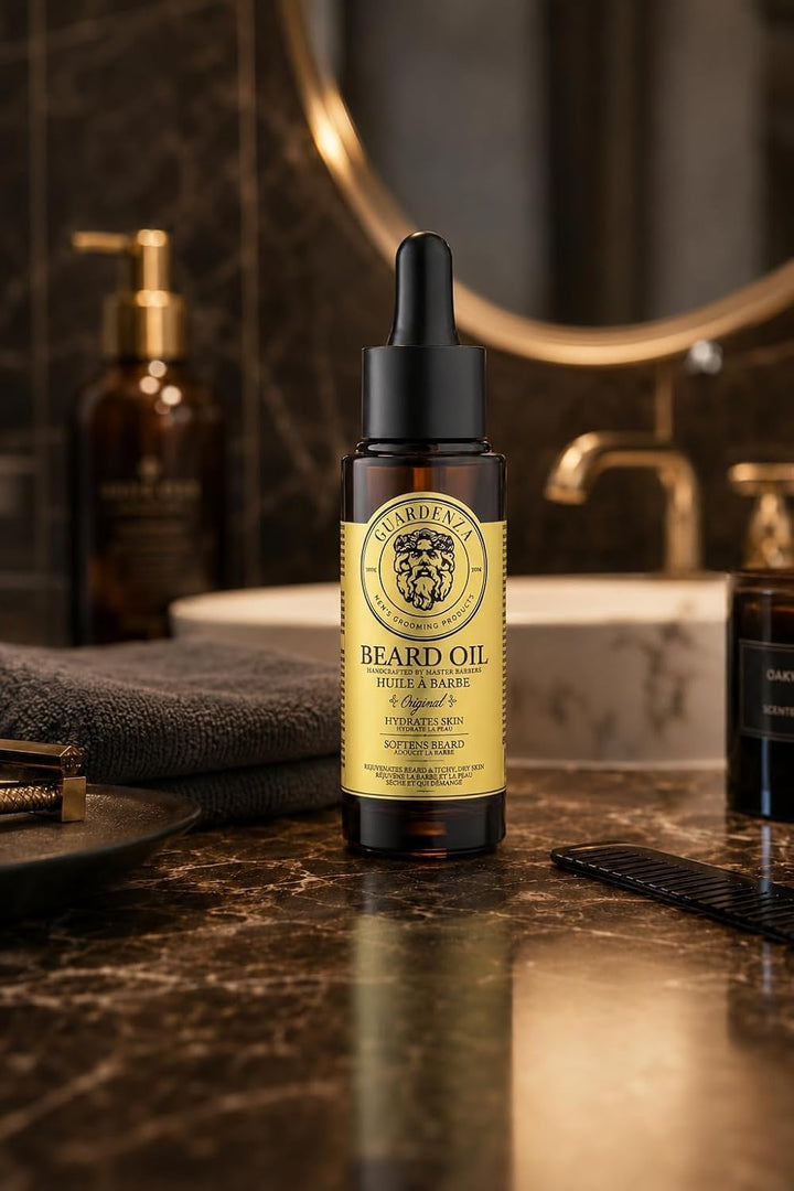 Guardenza Bart Öl – Original – alle Natural 30 ml spendet Feuchtigkeit Skin &amp; erweicht Bart &amp; reduzi