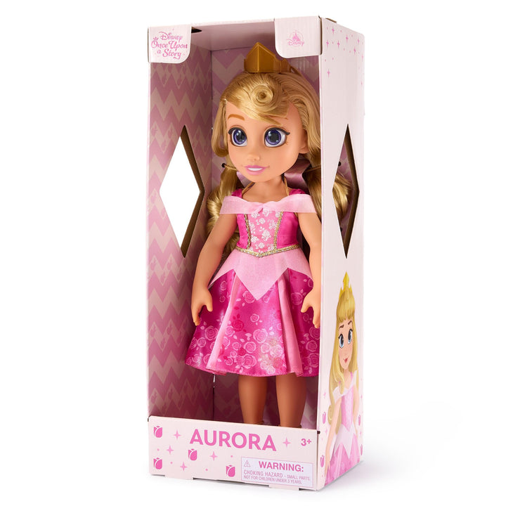 Disney Store Official - Dornröschen - Aurora - Puppe mit Spielzeughaarbürste - 40,5 cm/16" - Once Up