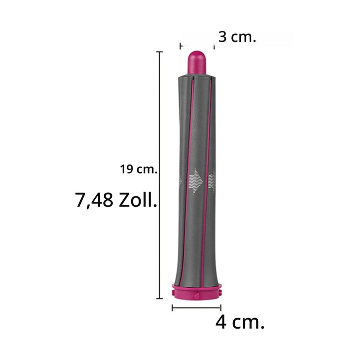 2 Stück lange Lockenwickler für Dyson Airwrap Styler, 30 mm links und rechts Lockenwickler, Rollstab