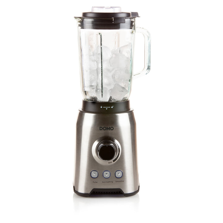 Domo DO710BL - Blender 1000W - 1,5L, Silber/Schwarz