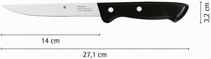 WMF Classic Line Zubereitungsmesser 27 cm, Küchenmesser, Spezialklingenstahl, Kunststoffgriff, Kling