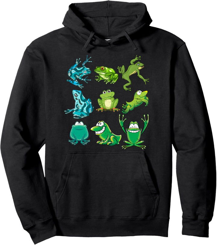 Regenwald-Amphibien-Kinder-Geschenkidee, süsser Frosch Pullover Hoodie