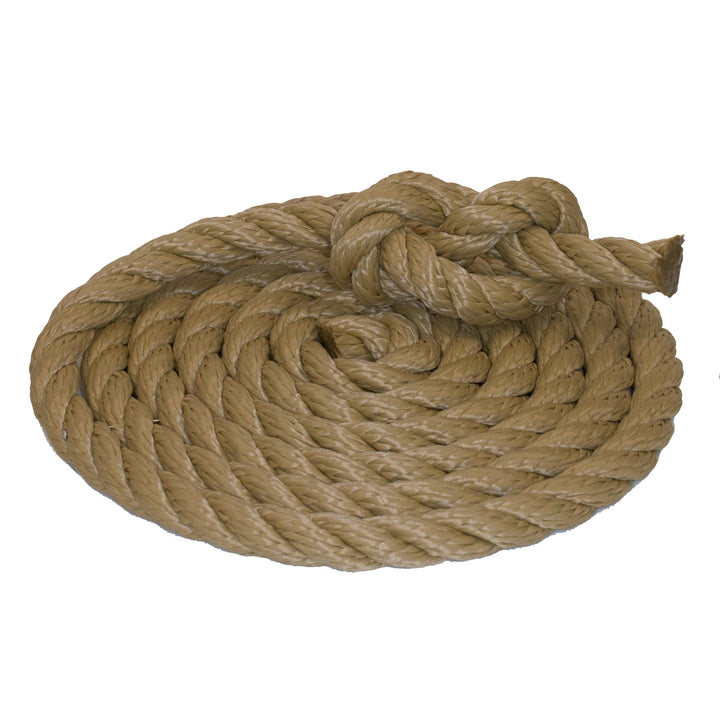 Tauwerk 10mm - Farbe: naturfarben 3-litzig gedreht Leine Schnur Festmacher Rope Tau Seil Allzwecksei