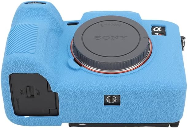 Rieibi Alpha 7R V Hülle, Silikonhülle für A7R V Kamera, Silikon-Schutzhülle für A7R5 Blau, Blau