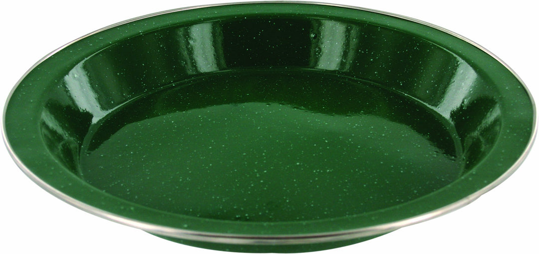 Highlander Teller Deluxe tief Emaille Einheitsgrösse Waldgrün, Einheitsgrösse Waldgrün