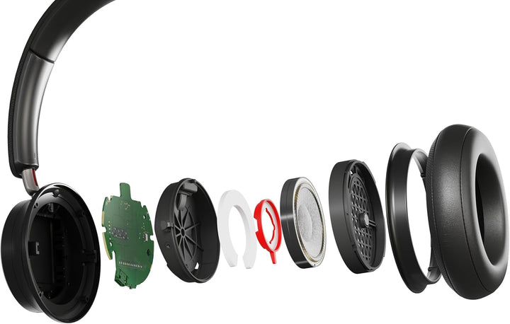DALI IO-8 – Iron Black, Kabellose Kopfhörer mit ANC, USB-C, 35h Akkulaufzeit & Dual Sound Modes – Ov