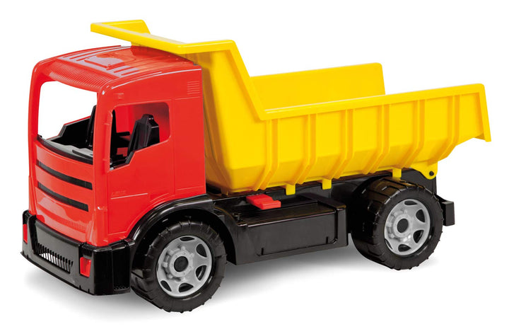 Lena 2060 - Lastwagen 63X35X27Cm, Rot/Gelb Muldenkipper, Muldenkipper