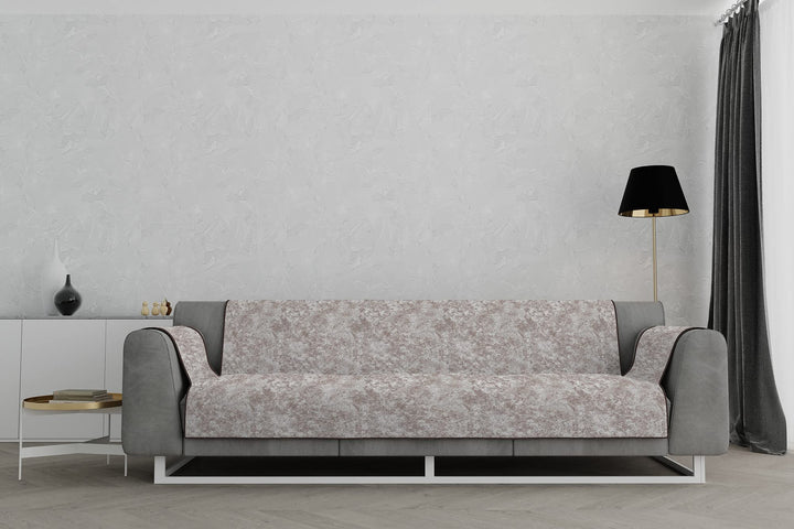 Italian Bed Linen “Glamour” rutschfest Sofa Abdeckung, Braun, 4 Plätze 4 Plätze Braun, 4 Plätze Brau