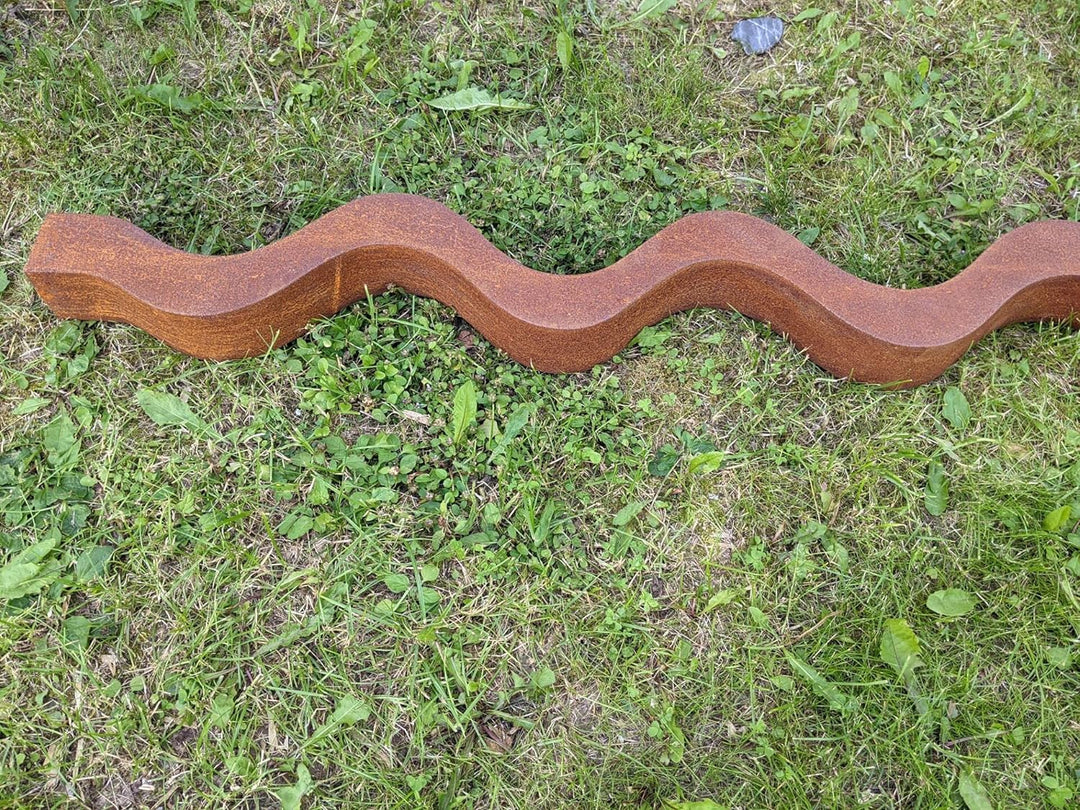 Edelrost Gartenfigure, Garten Gartenstecker, Skulptur , Handarbeit L8B18H125cm 3kg