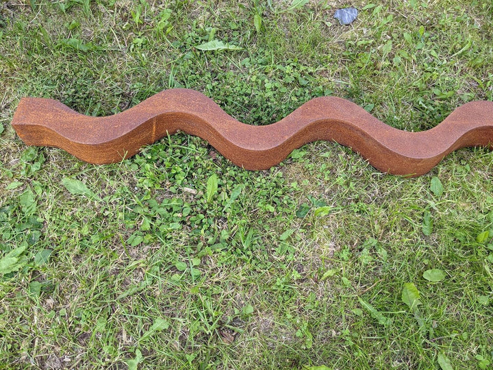 Edelrost Gartenfigure, Garten Gartenstecker, Skulptur , Handarbeit L8B18H125cm 3kg