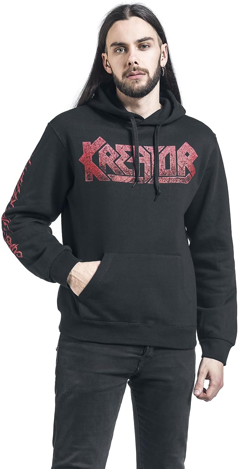Kreator Curse of Reality Männer Kapuzenpullover schwarz Band-Merch, Bands M Schwarz, M Schwarz