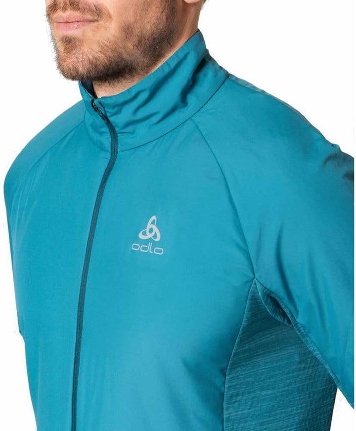 Odlo Herren Run Easy Warm Hybrid_313912 Laufjacke (1er Pack) XL saxony blue, XL saxony blue