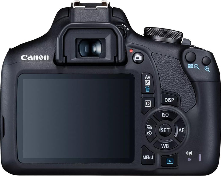 Canon EOS 2000D Spiegelreflexkamera (24,1 MP, DIGIC 4+, 7,5 cm (3,0 Zoll) LCD, Full-HD, WIFI, APS-C