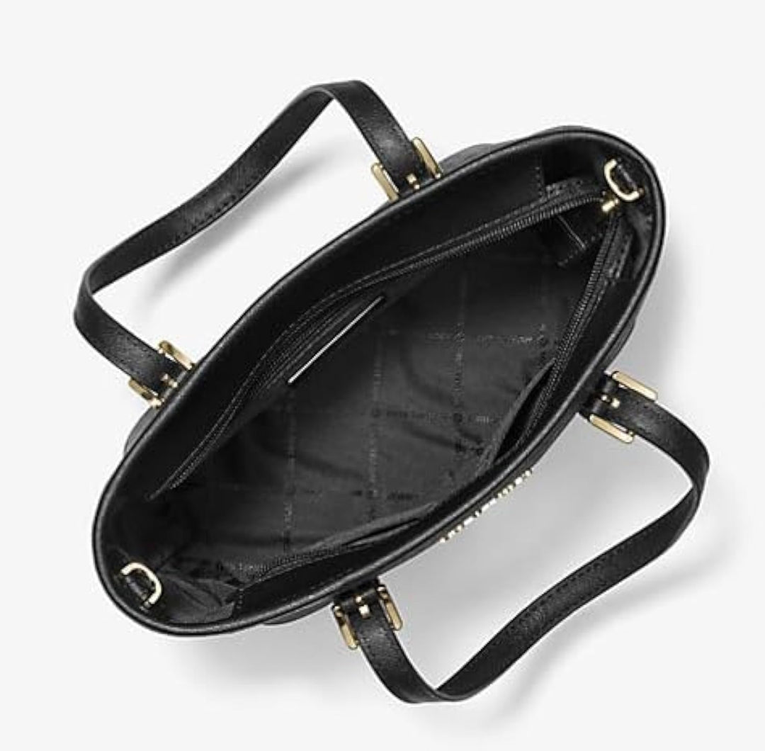 Michael Kors Damen Tragetasche Black Sig/Gold, Black Sig/Gold