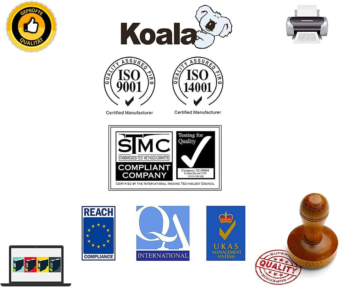 Koala 142A 142X Toner (mit Chip) kompatibel mit HP Toner 142A W1420A W1420X Schwarz für HP LaserJet