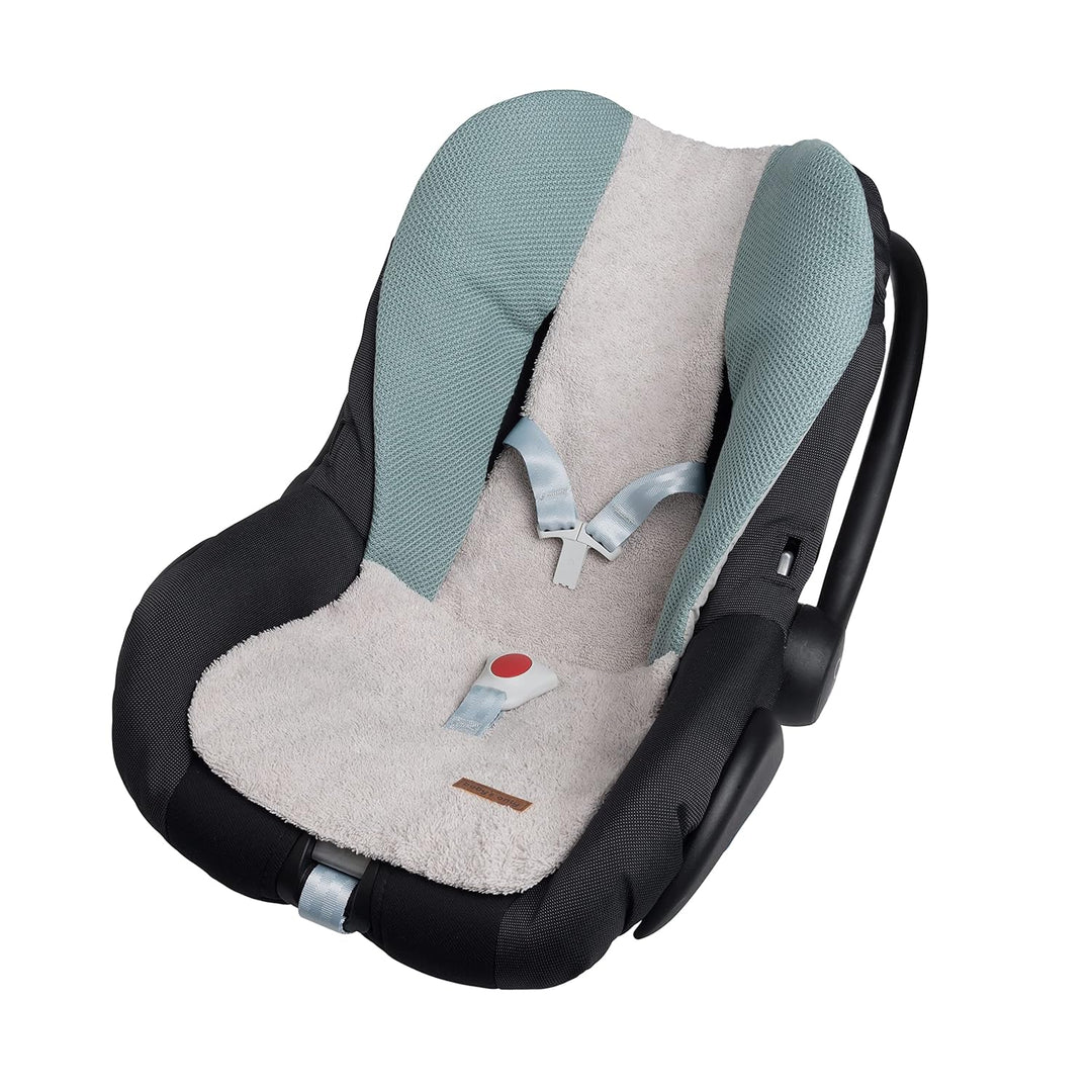 BO BABY'S ONLY - Multicomforter aus Baumwolle - 68x40 cm - für Jungen und Mädchen - Silbergrau, Silb