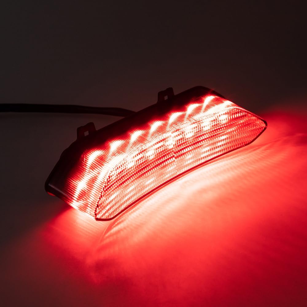 evomosa Motorrad Bremsrücklicht Rücklicht Rotes Licht Bremsleuchte für Motorrad ATV Raptor 700R YFZ4