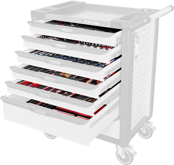 KS Tools Werkstattwagen-Einlagenpaket, 291-tlg, Farblos