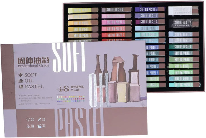 Qcwwy Zeichnen Pastelle Öl Pastelle Vivid Soft Pastelle Pastell Sticks DIY Malen Zubehör für Graffit