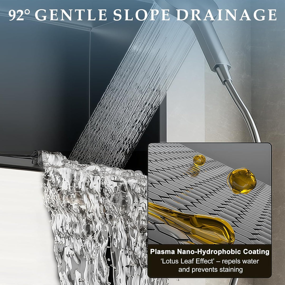 Wandnische Dusche 304 Edelstahl, 70x26x10cm Eingebettete Duschnische, Keine Fliesen Erforderlich, Ba