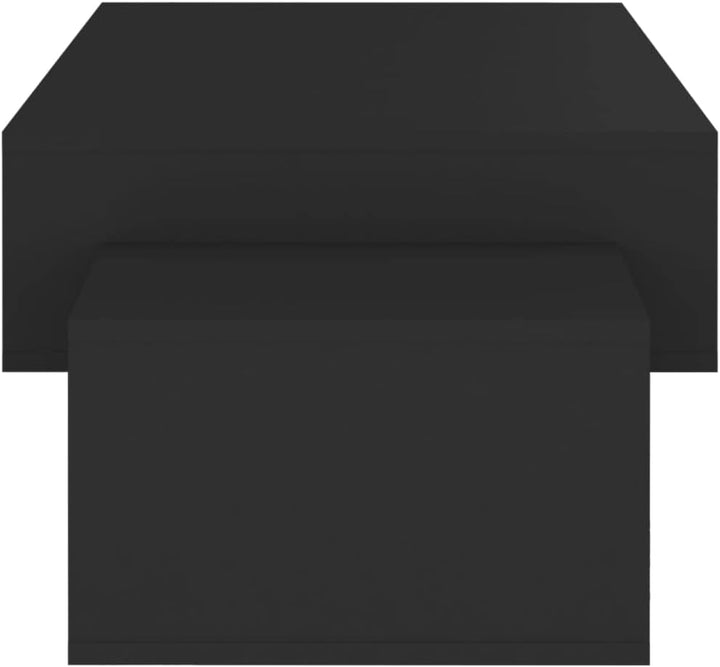 vidaXL Couchtisch Schwarz 105x55x32 cm Spanplatte