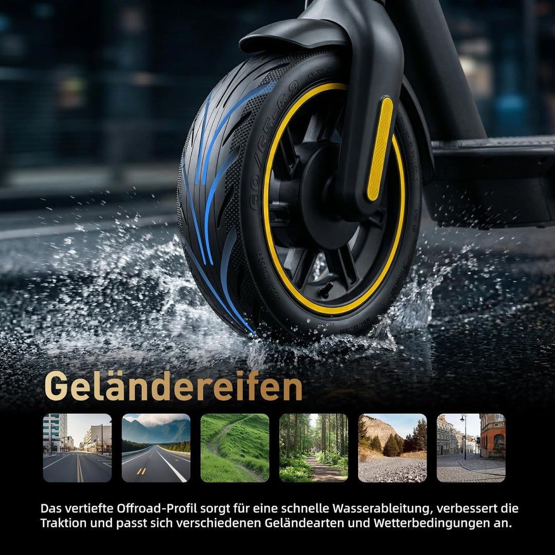 60/65-6,9 Selbstreparierender Reifen für Ninebot Max G2 G2D G2E G65 F3 F3 Pro Elektroroller 10 Zoll