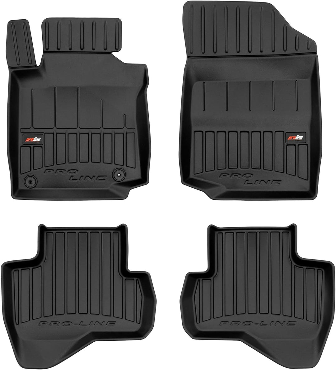 SMK Gummimatten Auto fussmatten Satz für Peugeot 107 2005-2014 Erleben Sie einen neuen Standard des