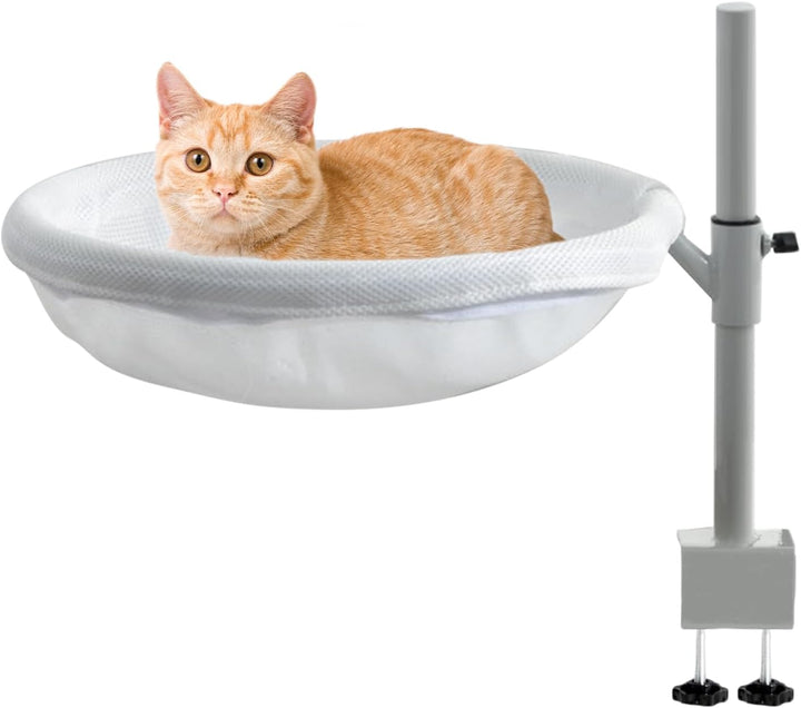 Katzenbett Schreibtischmontage - Katzen Schreibtisch Hängematte | 360° Drehbares Möbelstück Mit Abne
