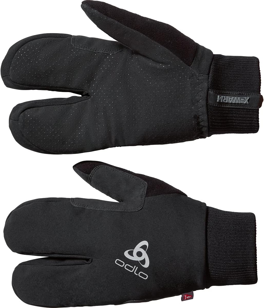 Odlo Unisex Handschuhe FINNJORD X-WARM XXS Schwarz, XXS Schwarz