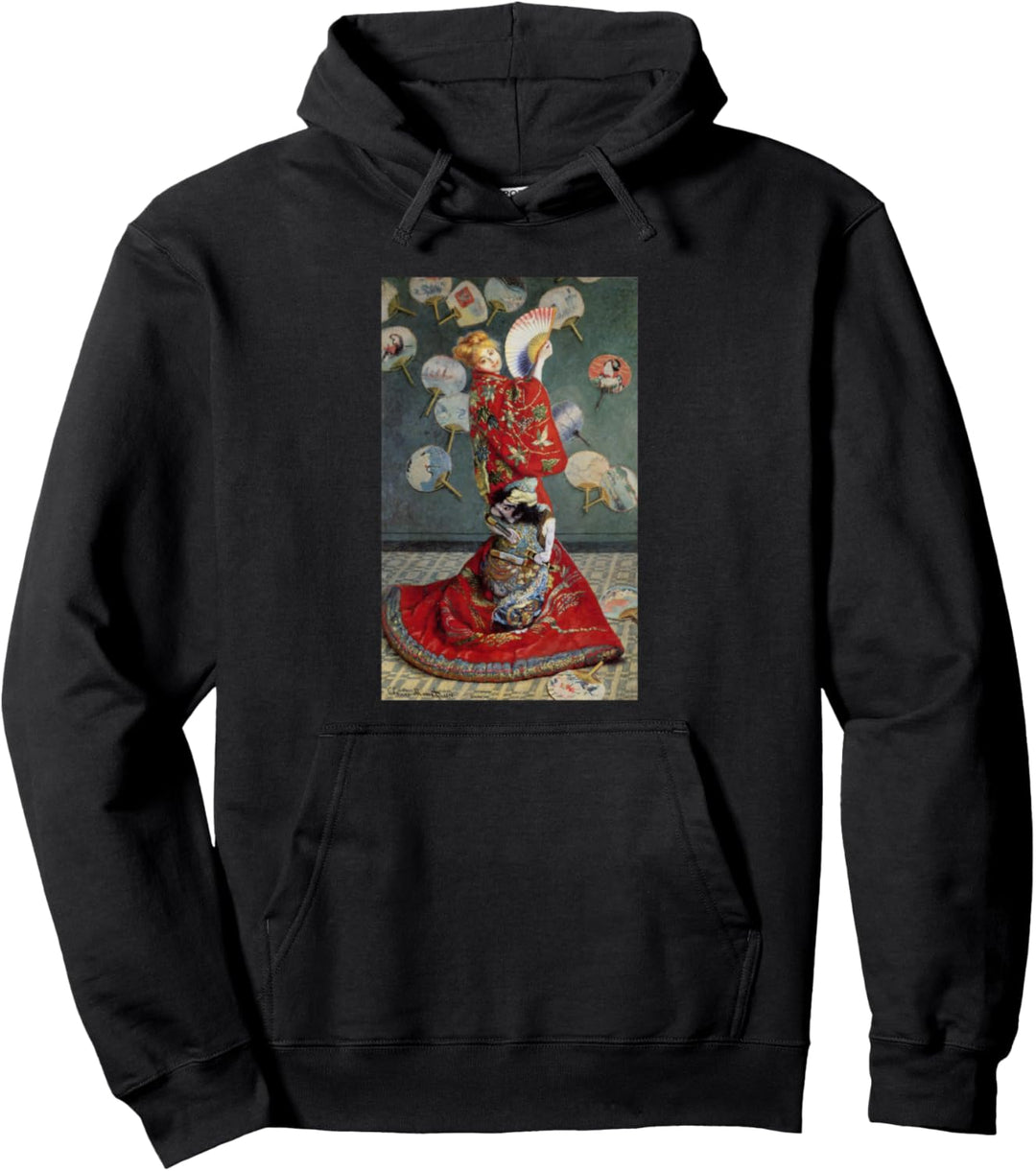 Monets Madame-Monet trägt einen Kimono Pullover Hoodie