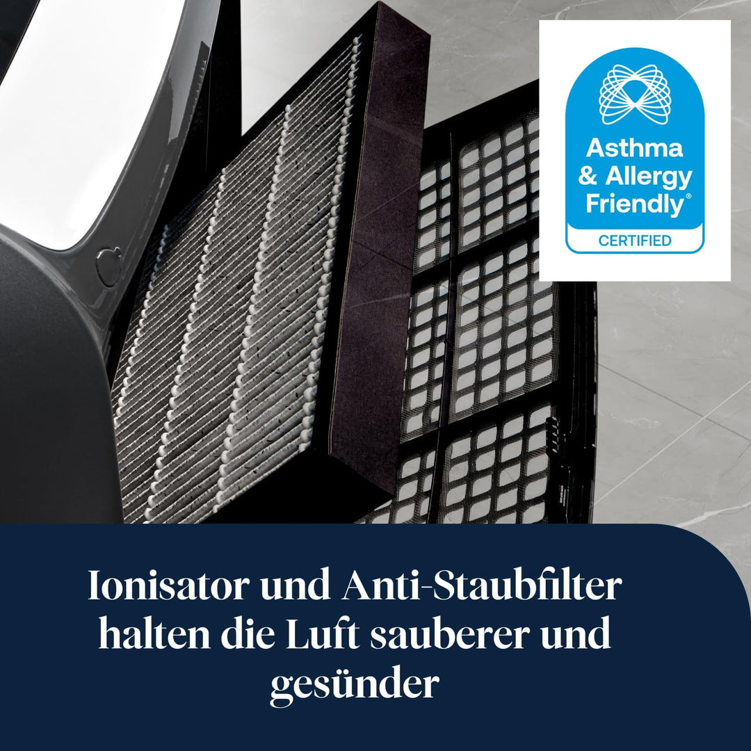 De'Longhi Luftentfeuchter Tasciugo AriaDry Pure DDSX220WFA - elektrischer Entfeuchter und Luftreinig