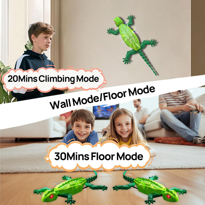 Wandkletterer Gecko Ferngesteuertes Ladegecko, RC Auto Echse Monstertruck | Wandkletterer Gecko Fern