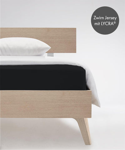 fleuresse Comfort Spannbettlaken (96 % Baumwolle, 4 % Elasthan), mit Rumdumgummizug, Ökotex Standard