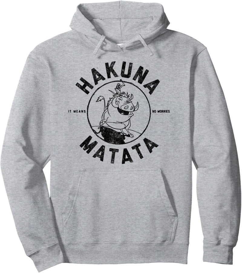 Disney The Lion King Timon And Pumbaa Hakuna Matata Outline Pullover Hoodie