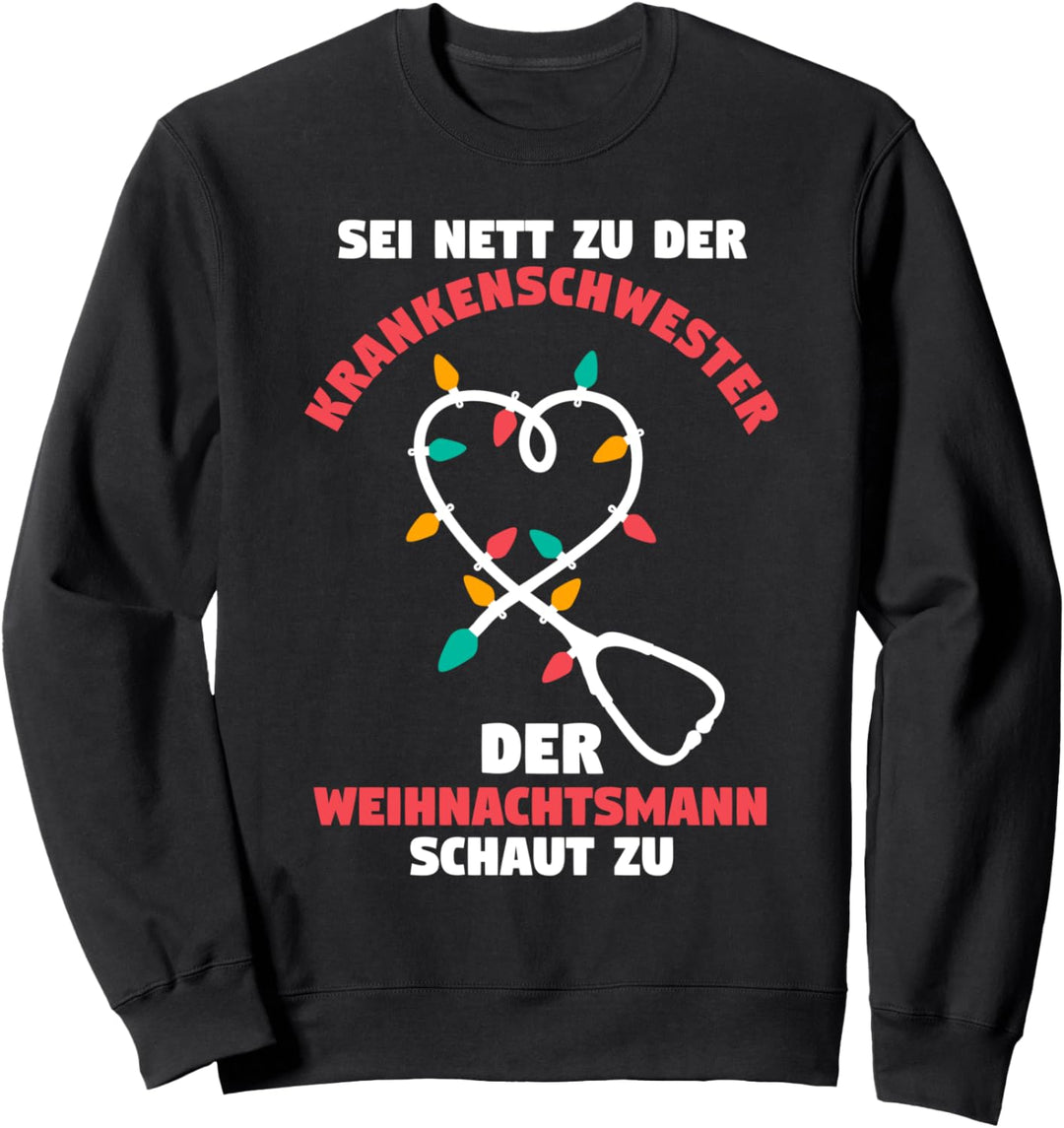 Weihnachtsmann Krankenschwester Weihnachten Sweatshirt