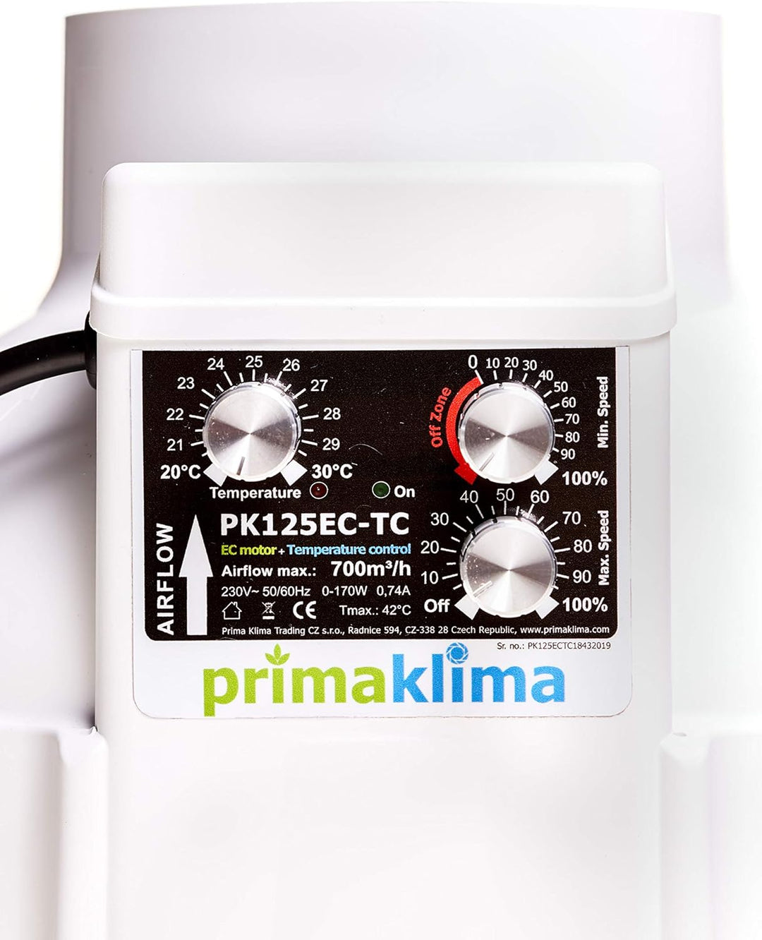 Prima Klima RVK 125 mm EC 680 m³/h