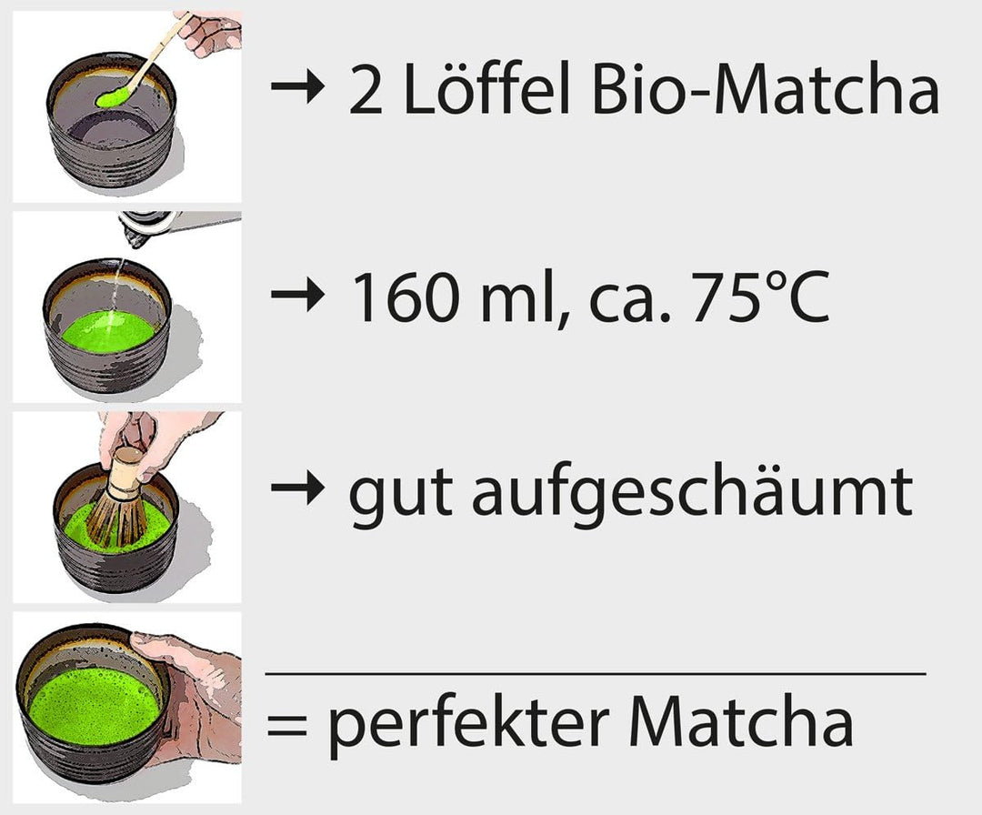 Aricola tea4chill – NEU! Matcha-Set für Zwei. Einmal anschlagen zweimal geniessen! 1 Matcha-Anschlag