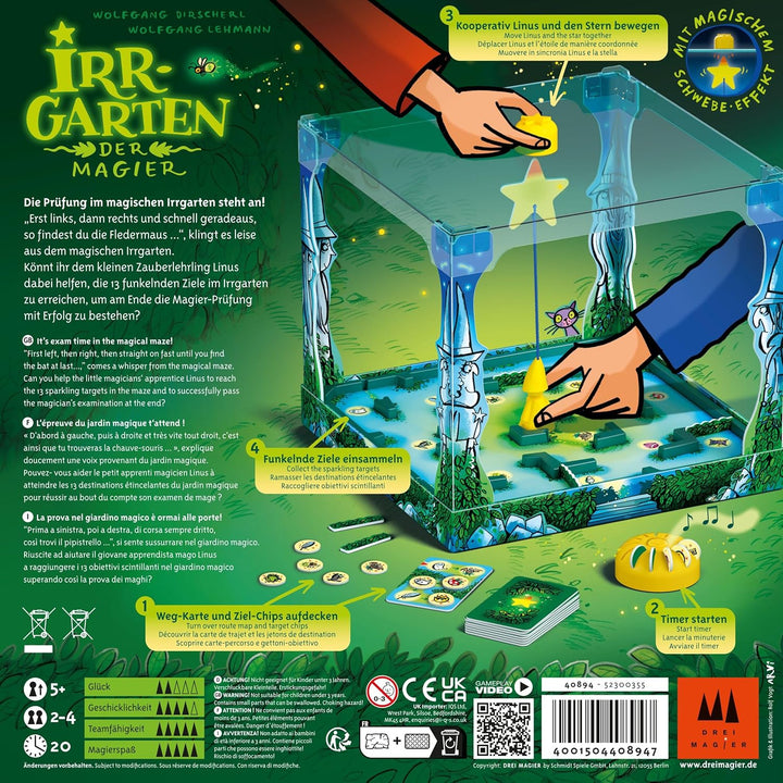 Schmidt Spiele 40894 Irrgarten der Magier Kinderspiel, 3D Actionspiel
