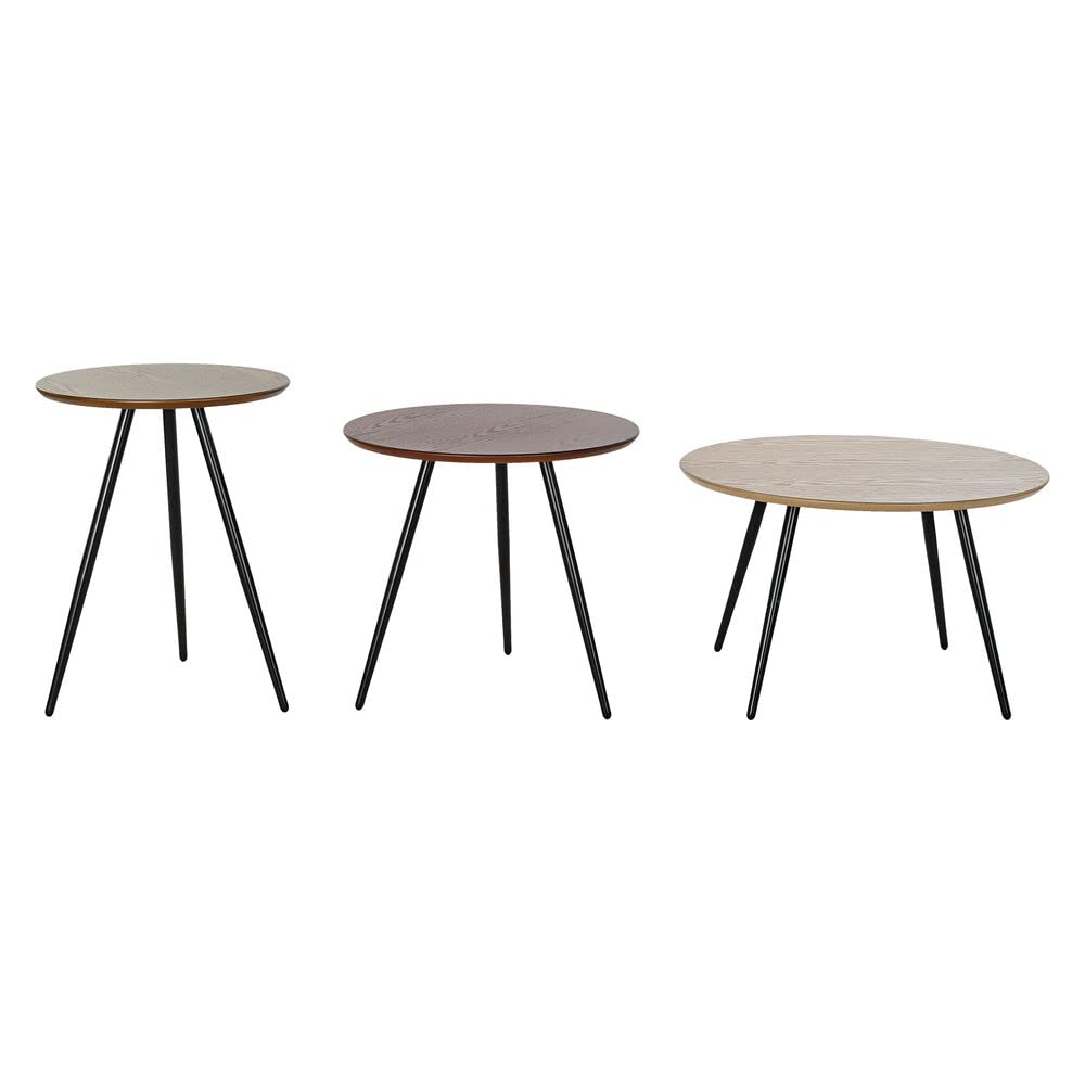 DKD Home Decor Set mit 3 Tischen, Estándar